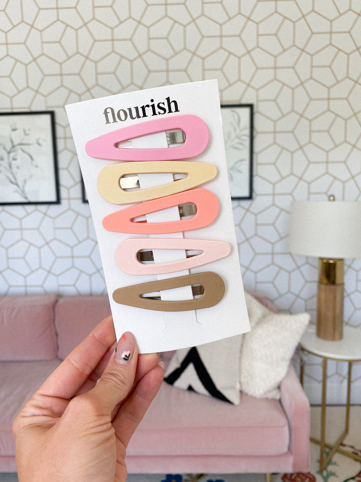 Pink Lemonade Snap Clips