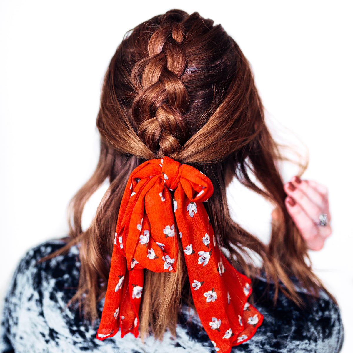 Hair Scarf - Burnt Orange
